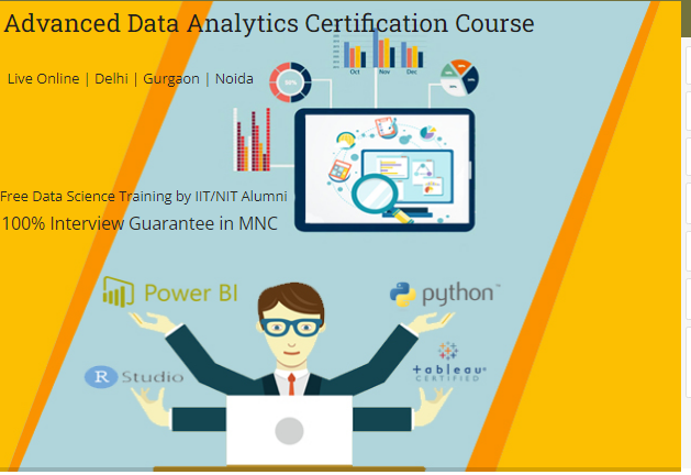 Job Oriented Data Analyst Course in Delhi,110026. Best Online Live Data Analytics Course in Delhi